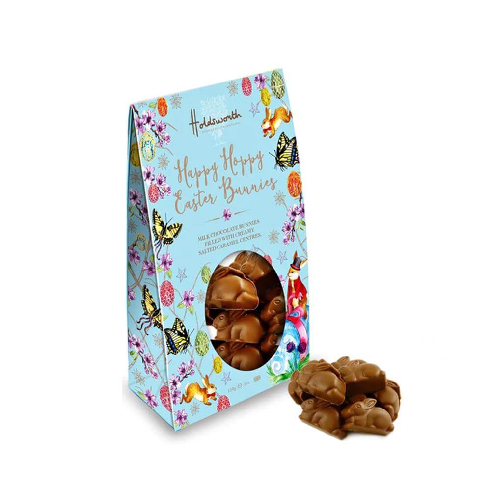 Holdsworth Happy Hoppy Mikl Chocolate Easter Bunnies Treat Bag 150g